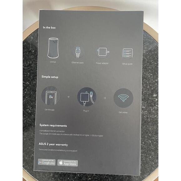 ASUS SRT-AC1900 AC1900 Onhub Google WiFi RouterBlack (Open Box) - Picture 4 of 8